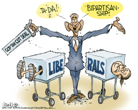 OBAMA AND LIBERALS by John Cole