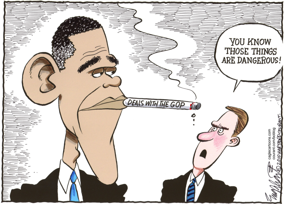  OBAMA COMPROMISE by Bob Englehart