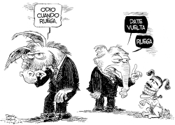 OBAMA RUEGA POR EL ACUERDO TRIBUTARIO by Daryl Cagle