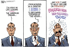 BOEHNER GETS EMOTIONAL by Nate Beeler