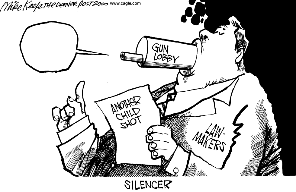  GUN LOBBY by Mike Keefe