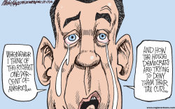 BOEHNERS TEARS by Mike Keefe