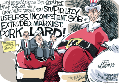 LOCAL SANTA SAM by Pat Bagley