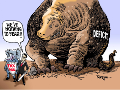 GROWING DEFICIT by Paresh Nath