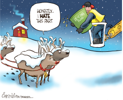 REINDEER GET DE-ICED by Patrick Corrigan