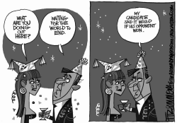 ON THE EVE OF 2011 by David Fitzsimmons