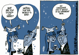 ON THE EVE OF 2011  by David Fitzsimmons