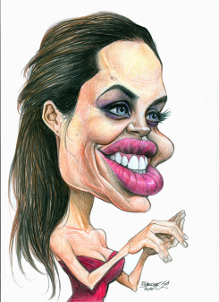 ANGELINA JOLIE`S SMILES by Petar Pismestrovic