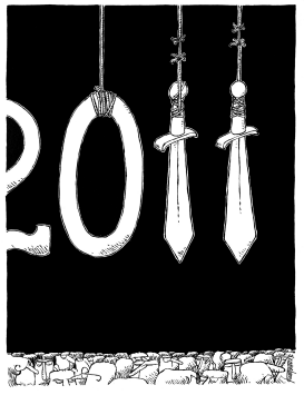 2011 AS SWORDS OF DAMOCLES by Michael Kountouris