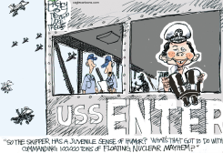 NAVAL FOLLIES  by Pat Bagley