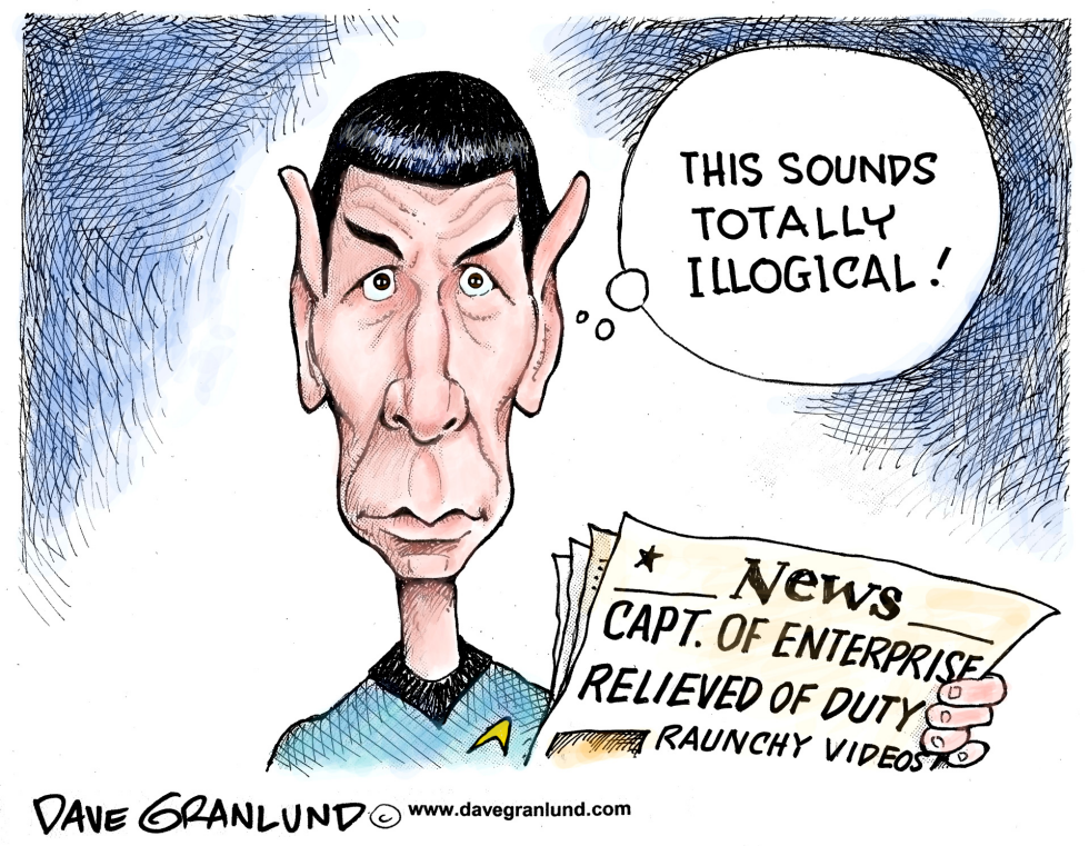  CAPT OF ENTERPRISE RELIEVED OF DUTY by Dave Granlund