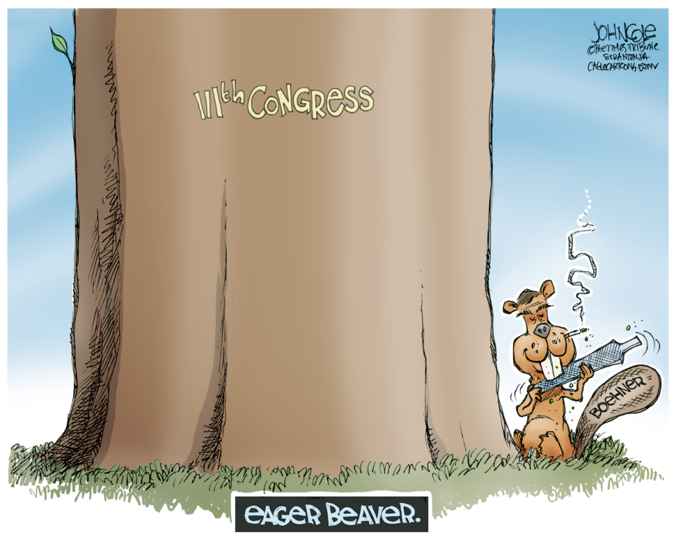  BOEHNER THE EAGER BEAVER by John Cole