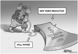 NEW YEAR'S BUDGET CUTTING RESOLUTION by RJ Matson