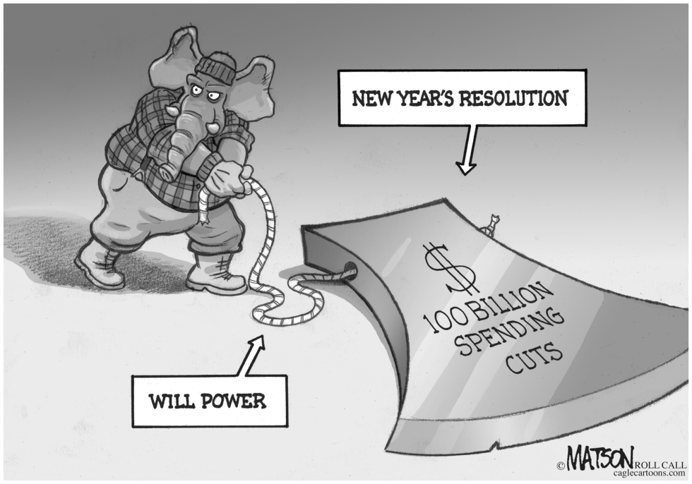  NEW YEAR'S BUDGET CUTTING RESOLUTION by RJ Matson