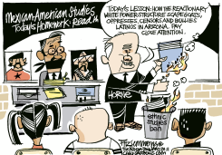 ARIZONA AND ETHNIC STUDIES by David Fitzsimmons