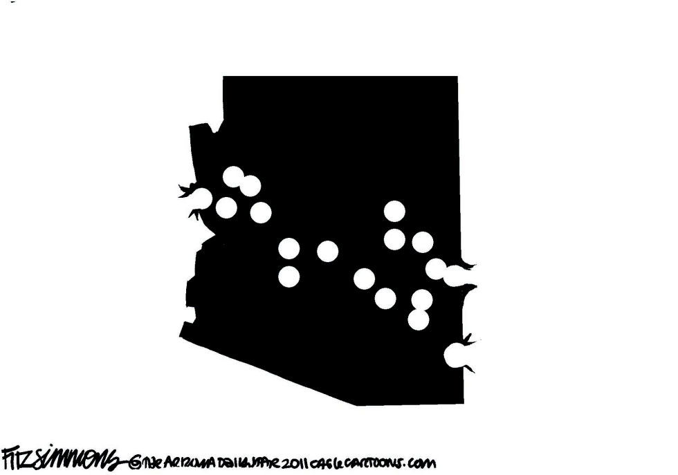  ARIZONA SHOOTING by David Fitzsimmons