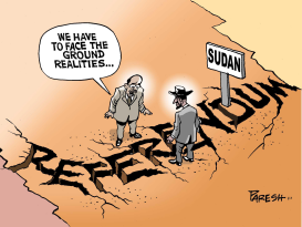 SUDAN REFERENDUM by Paresh Nath