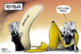 CUBRIENDO LA BANANA  by Nate Beeler