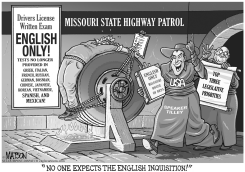 LOCAL MO-ENGLISH ONLY DRIVERS LICENSE EXAMS by RJ Matson