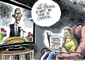 OBAMA KENYANESE by Pat Bagley