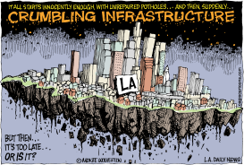 LAS CRUMBLING INFRASTRUCTURE by Wolverton