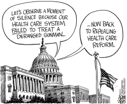 HEALTH CARE SYSTEM FAIL by Adam Zyglis