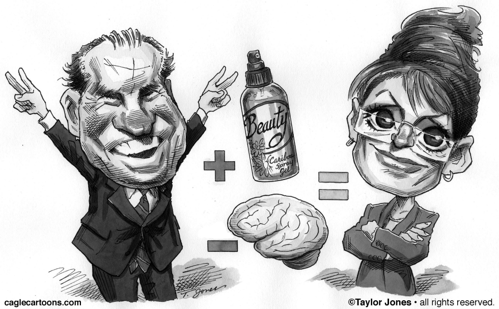  PALIN AND NIXON - YOU DO THE MATH by Taylor Jones