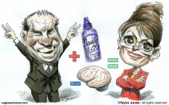 PALIN AND NIXON - YOU DO THE MATH  by Taylor Jones