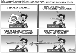 MAJORITY LEADER CANTOR DAY by RJ Matson