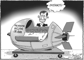 PROGRAMA NUCLEAR DE IRAN by Bob Englehart