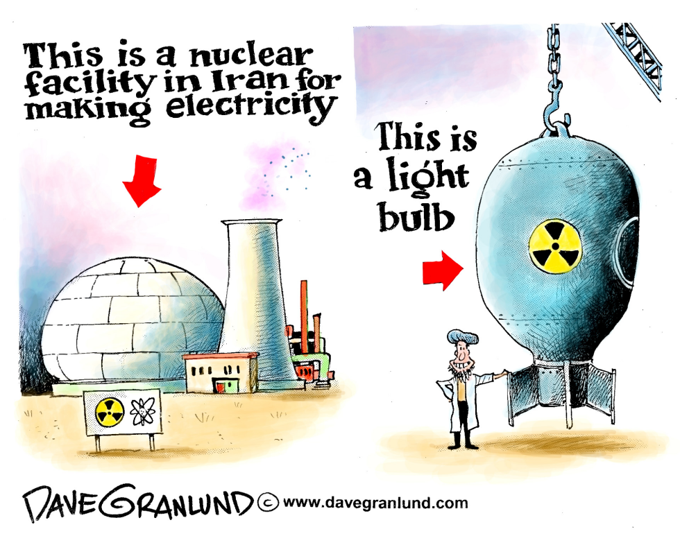  IRAN NUCLEAR FACILITY by Dave Granlund