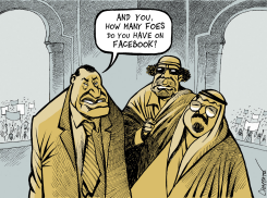 ARAB DESPOTS  WORRY by Patrick Chappatte