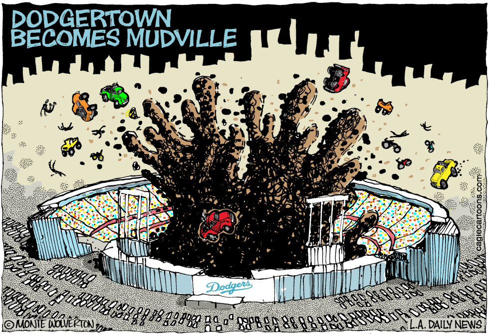  LOCAL CA DODGERTOWN BECOMES MUDVILLE by Wolverton