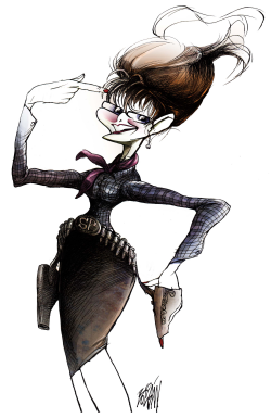 SARAH PALIN  by Angel Boligan