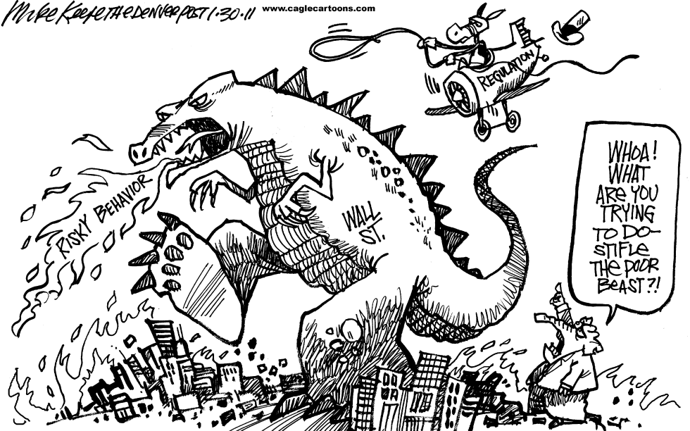  WALL STREET REGULATION by Mike Keefe