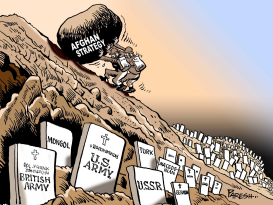 AFGHAN GRAVEYARD by Paresh Nath