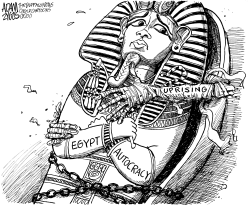 EGYPT UPRISING by Adam Zyglis