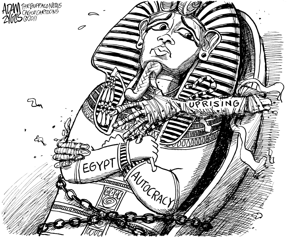  EGYPT UPRISING by Adam Zyglis