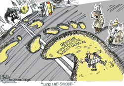 FINANCIAL CRISES 2008  by Pat Bagley