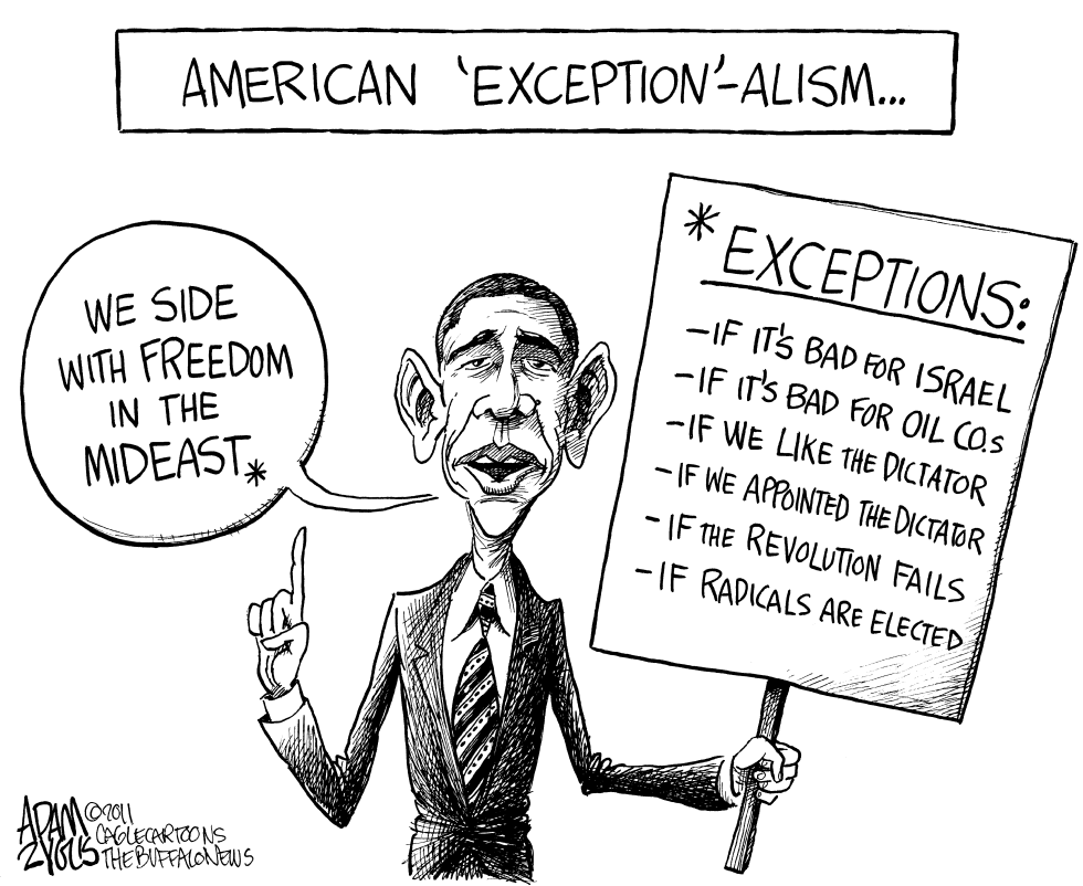  AMERICAN EXCEPTIONALISM by Adam Zyglis