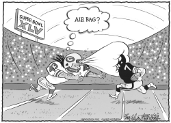 SUPER BOWL LXV by Bob Englehart