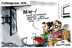 SUPERBOWL 2011 by Milt Priggee