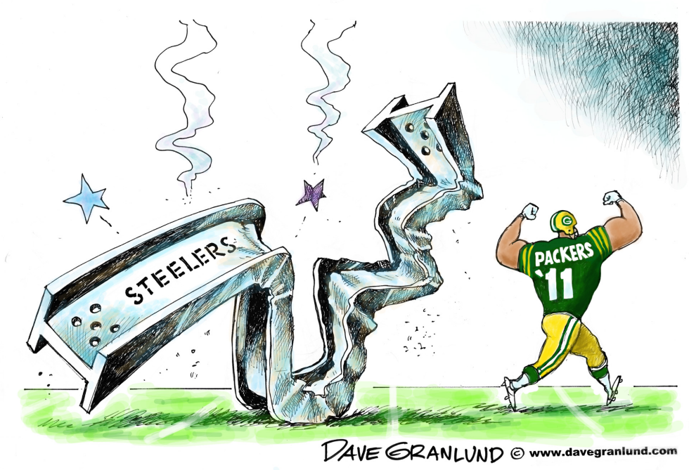  PACKERS WIN SUPER BOWL XLV by Dave Granlund