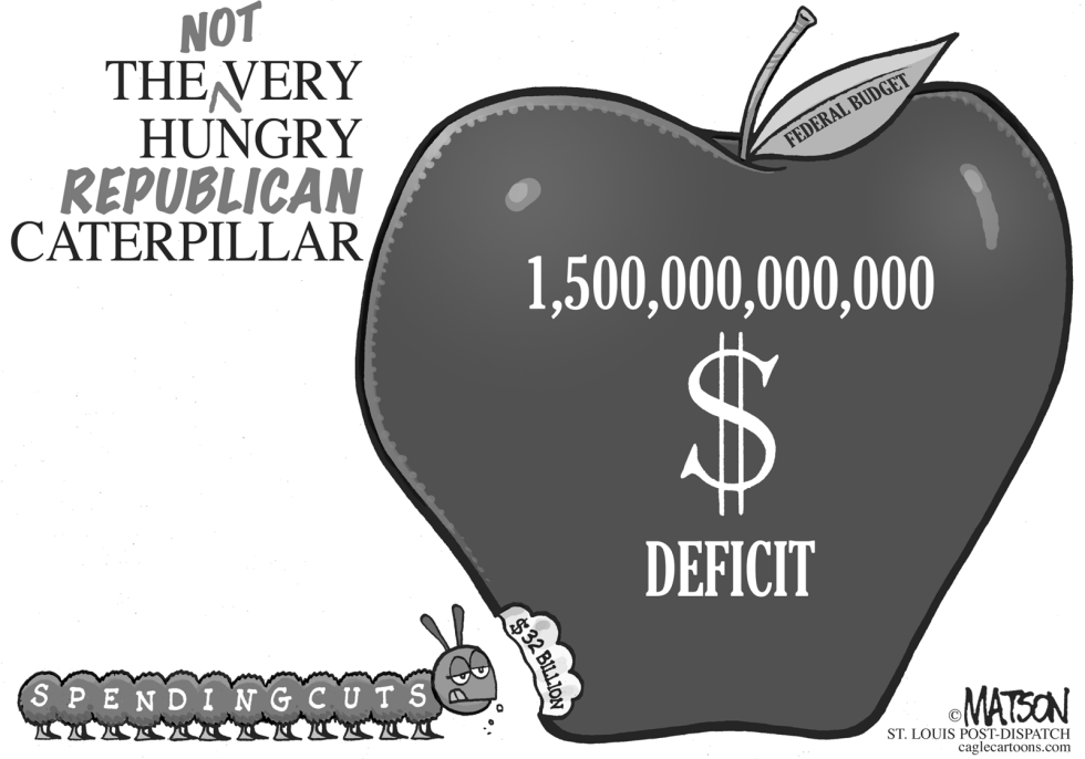  THE NOT VERY HUNGRY REPUBLICAN CATERPILLAR by RJ Matson