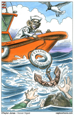 OBAMA DROPS ANCHOR by Taylor Jones