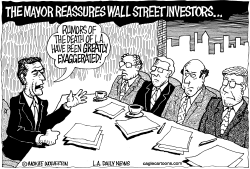 MR VILLARAIGOSA GOES TO WALL STREET by Wolverton