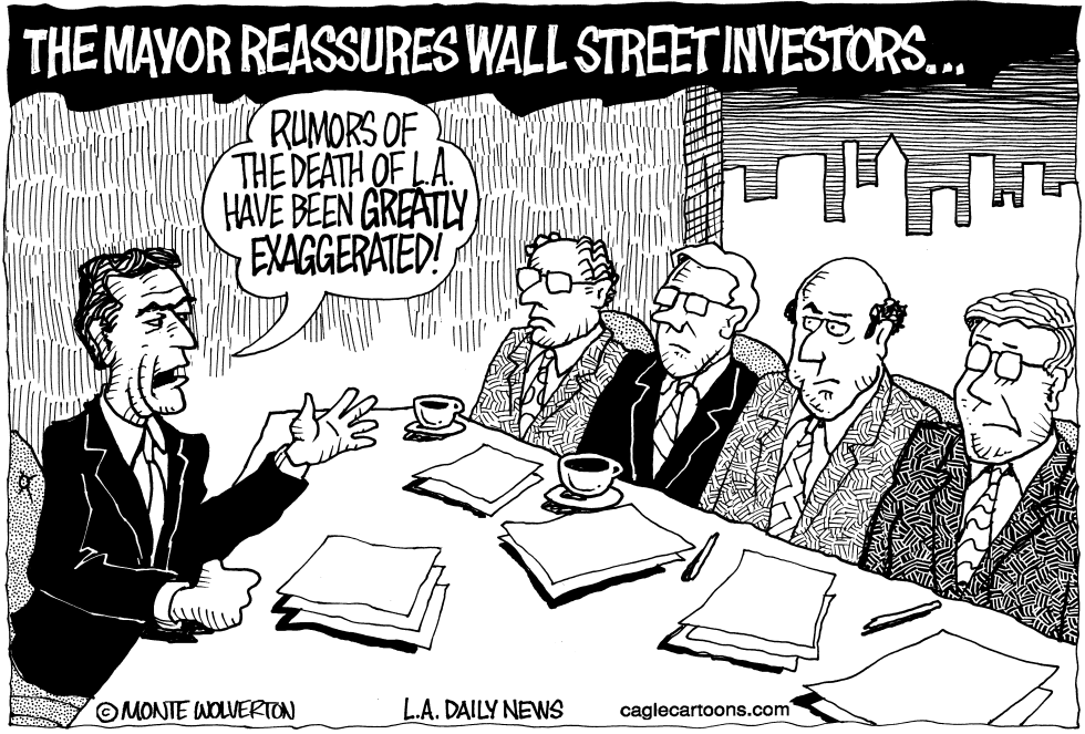  MR VILLARAIGOSA GOES TO WALL STREET by Wolverton