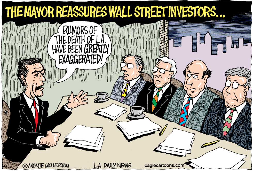  MR VILLARAIGOSA GOES TO WALL STREET  by Wolverton