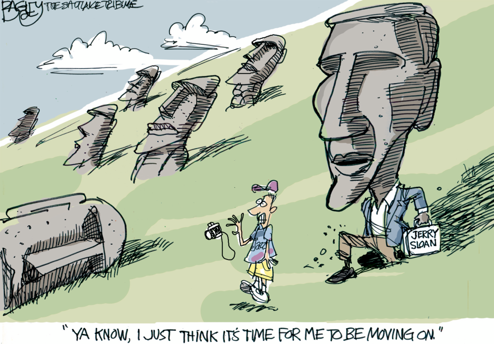  LOCAL JERRY SLOAN by Pat Bagley