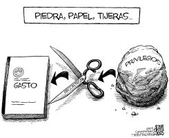 JUEGOS DE PRESUPUESTO by Adam Zyglis